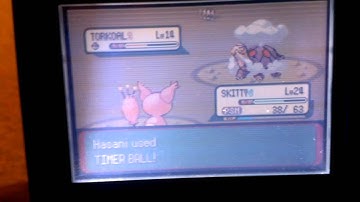 Random Shiny Torkoal on Pokemon Emerald !!!
