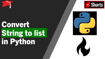 Python: Convert a string into a list #shorts