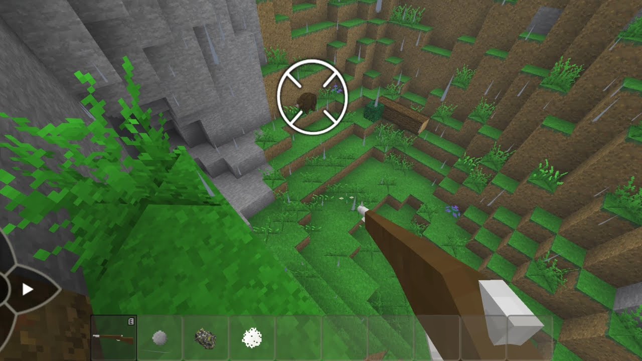 Survivalcraft 2 caçando com mosquetão