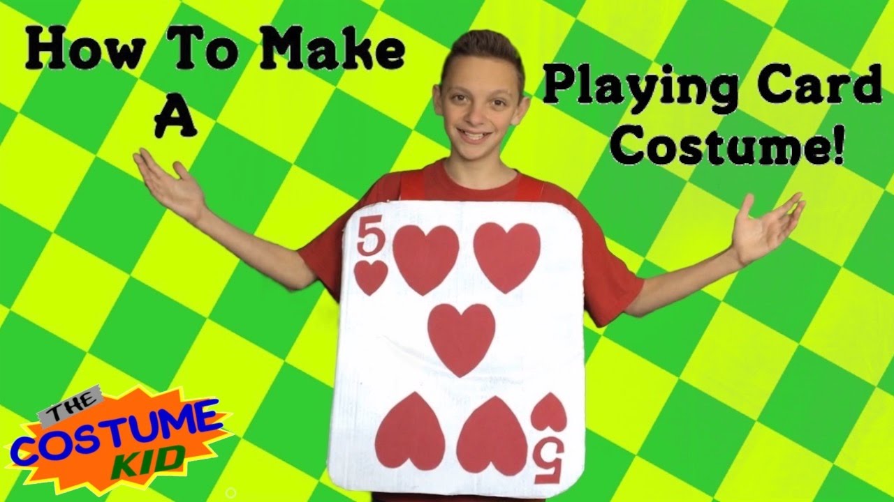 Make Your Own Playing Card Costume Easy Diy Youtube