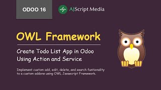 OWL Javascript Framework - Action and Service (Todo List App) screenshot 4