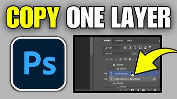 How To Copy One Layer To Another File in Photoshop