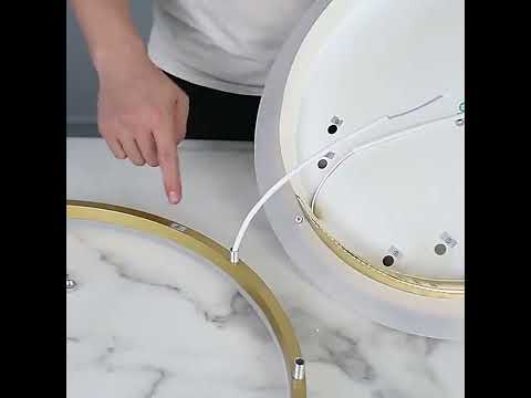 لوستر سقفی چند حلقه