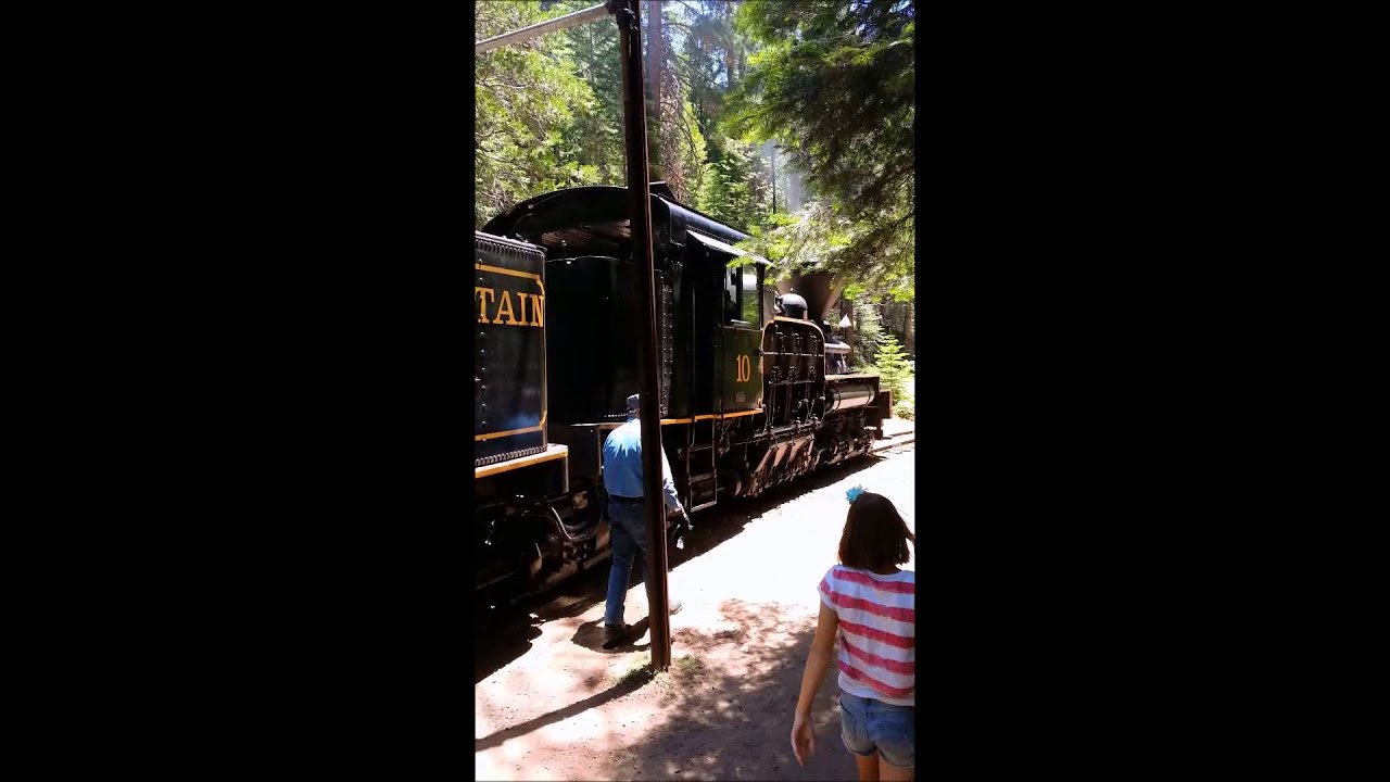 Yosemite Valley Sugar Pine Railroad Train Steam Engine ...