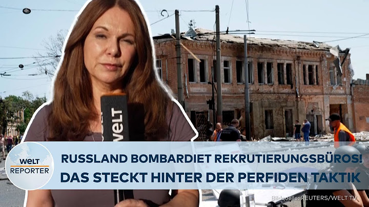KRIEG IN DER UKRAINE: Tote und Verletzte nach Luftangriffen – Russland attackiert Rekrutierungsbüros