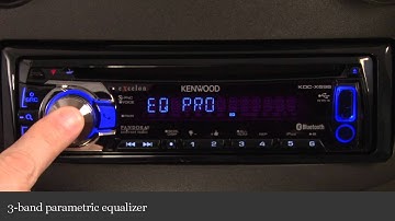 Kenwood Excelon KDC-X696 CD Receiver Display and Controls Demo | Crutchfield Video