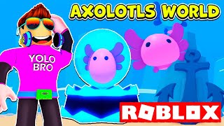 НОВЫЙ CHAMPIONS X В РОБЛОКС ROBLOX, axolotls мир в обновлении rebirth.