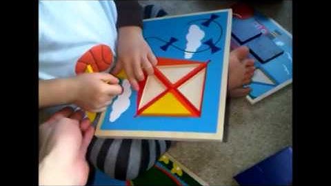 Melissa & Doug Beginner Pattern Blocks Puzzle