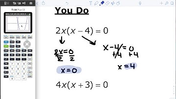 9.1 - Solving Quadratics Using the Zero Product Property