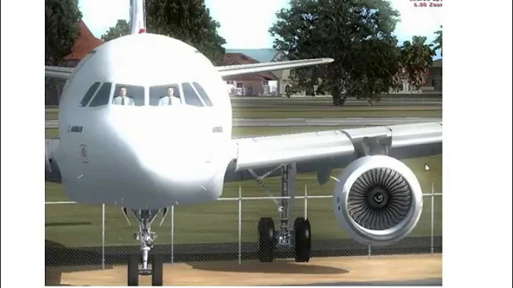 airplane jet engine explodes and engine failure during takeoff