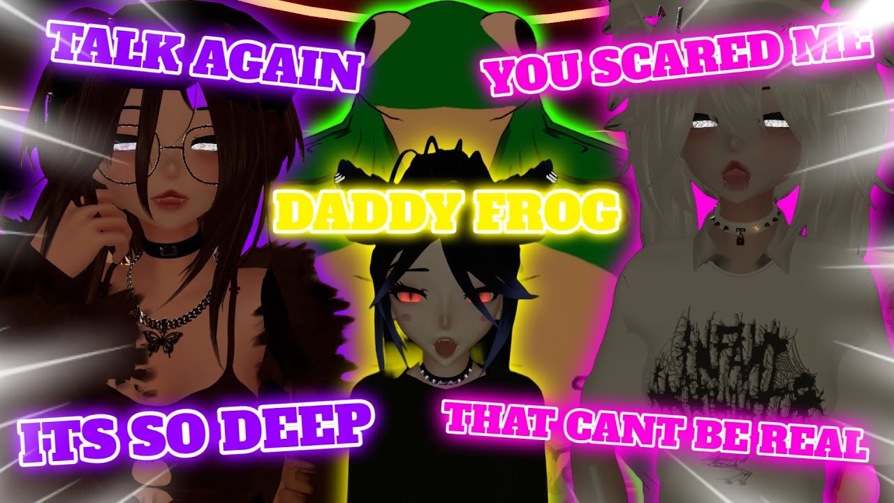 vrchat reacts to a deep voice frog