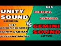 Unity hi fi v gemini sound  87 demon rockers flinty badman navigator general federal