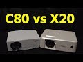 Touyinger X20 vs ThundeaL C80 (Проектор Projector)