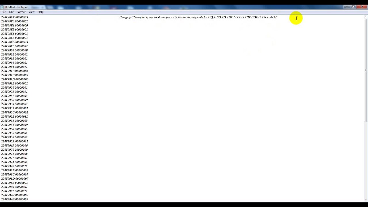 Dragon Quest 9 Action Replay Codes Deutsch Dragon Quest: 9 Action Replay code (ALL LEGACY BOSSES) - YouTube