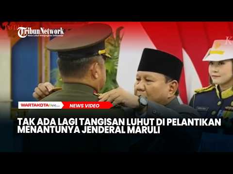 Tak Ada Lagi Tangisan Luhut di Pelantikan Menantunya Jenderal Maruli