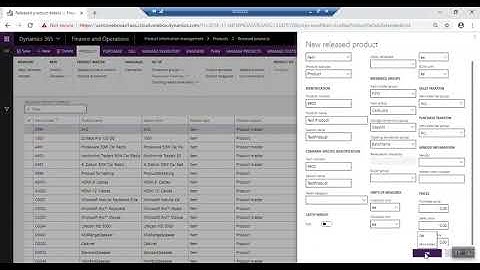 D365 Finance Products,Product Master, Variants and released products