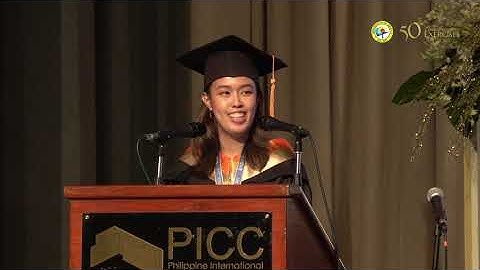 Coleen Cao Delivers Her Valedictory Address To Fellow #UMakGoldenBatch of 2023 | August 30, 2023