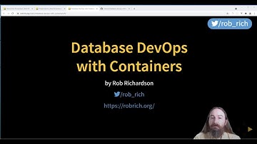 Database DevOps with Containers