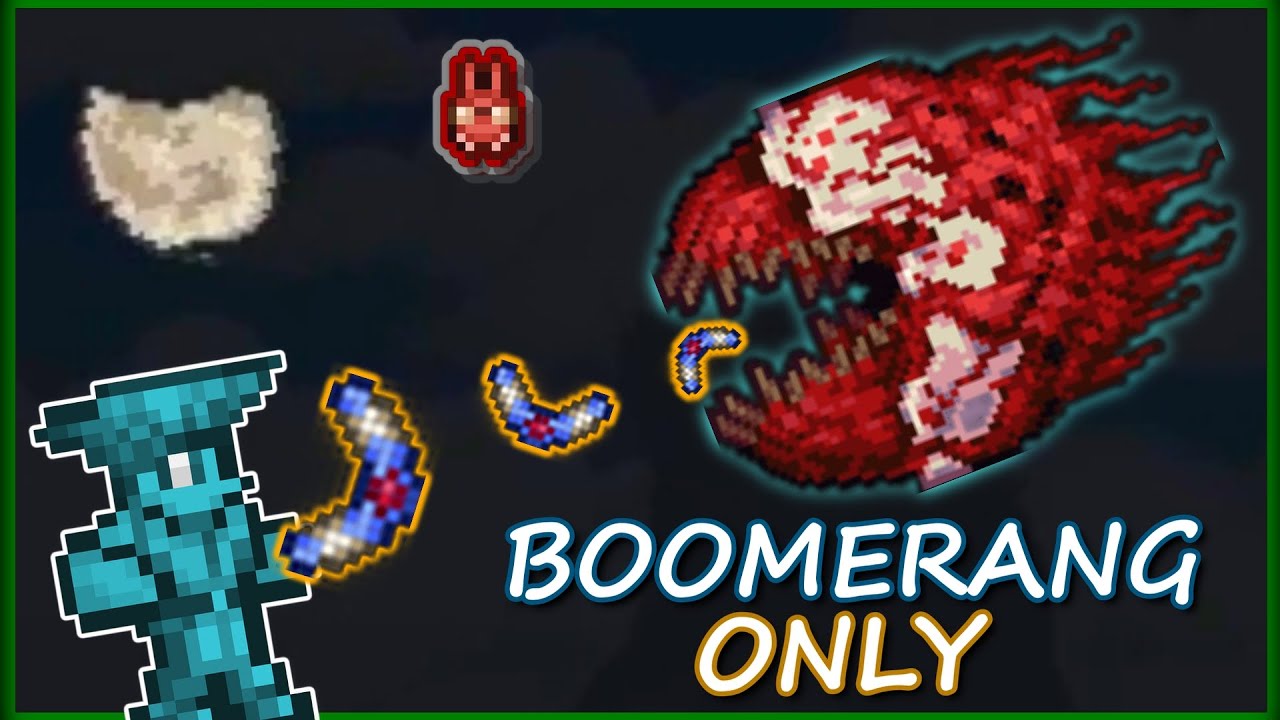 I Beat MASTERMODE Terraria Boomerang ONLY (pt.1) YouTube