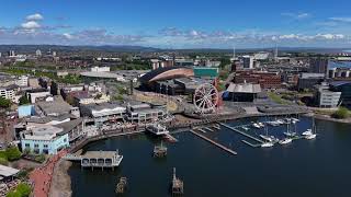 Cardiff 2024.  4K Drone footage