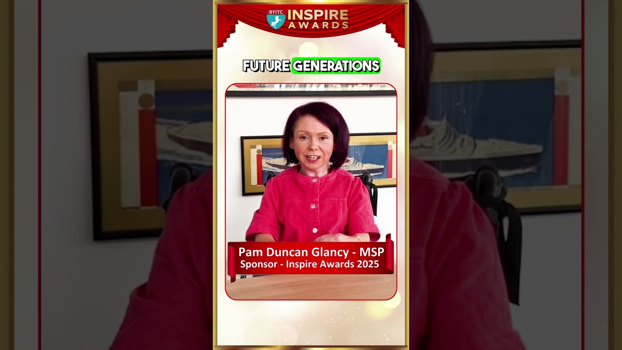 Delighted to support the BYITC Inspire Awards  - Pam Duncan-Glancy MSP