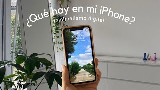 ¿Qué hay en mi iPhone?| apps, minimalismo digital, organización, widgets, ios 15