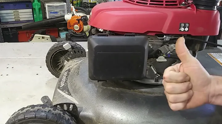 Honda Push Mower HRS216 GCV160 Engine Overrevving | Adjust the Governor