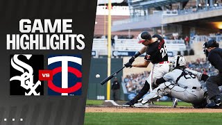 White Sox vs. Twins Game Highlights (4/22/24) | MLB Highlights