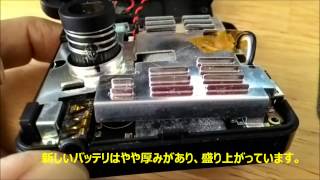 Zuiji ドライブレコーダー Zs1080Pdr12 分解とバッテリー交換 Part2