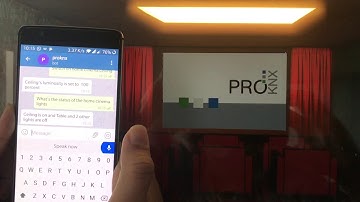 realKNX Offline Voice Control using the Smartphone with a Chatbot