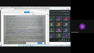 FYBCom # Maths # Lecture 1 : Decision Theory by Dinesh Kumawat
