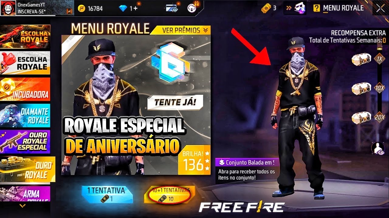 Free Fire: celebre o 6° Aniversário do jogo com recompensas especiais