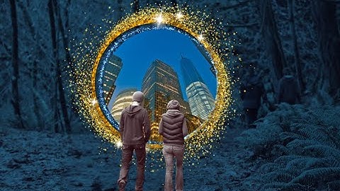 Magic Frame Portal in CANVA Photo Manipulation