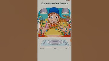 Eat a sandwich with sauce dop 3 level 121#braingamep #dop3 #gaming #dop3answers #dop121#dop3solution