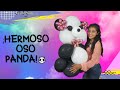 Cómo realizar un Oso Panda con Globos 🎈🎈🐼