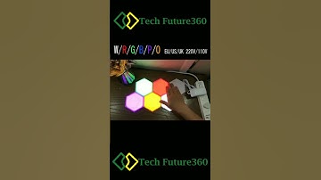 Touch RGB Quantum Wall Lamp Led Modular Panel Lighting Hexagonal Magnetic Lamp
