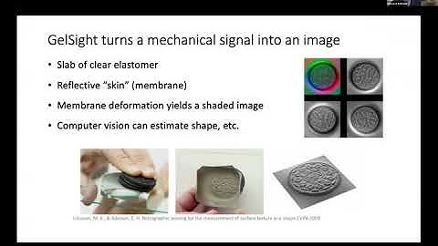 Session 3 - Edward Adelson (Keynote) - The Future of Camera-based Tactile Sensing