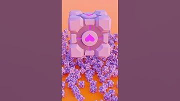 Companion Cube Smash #shorts