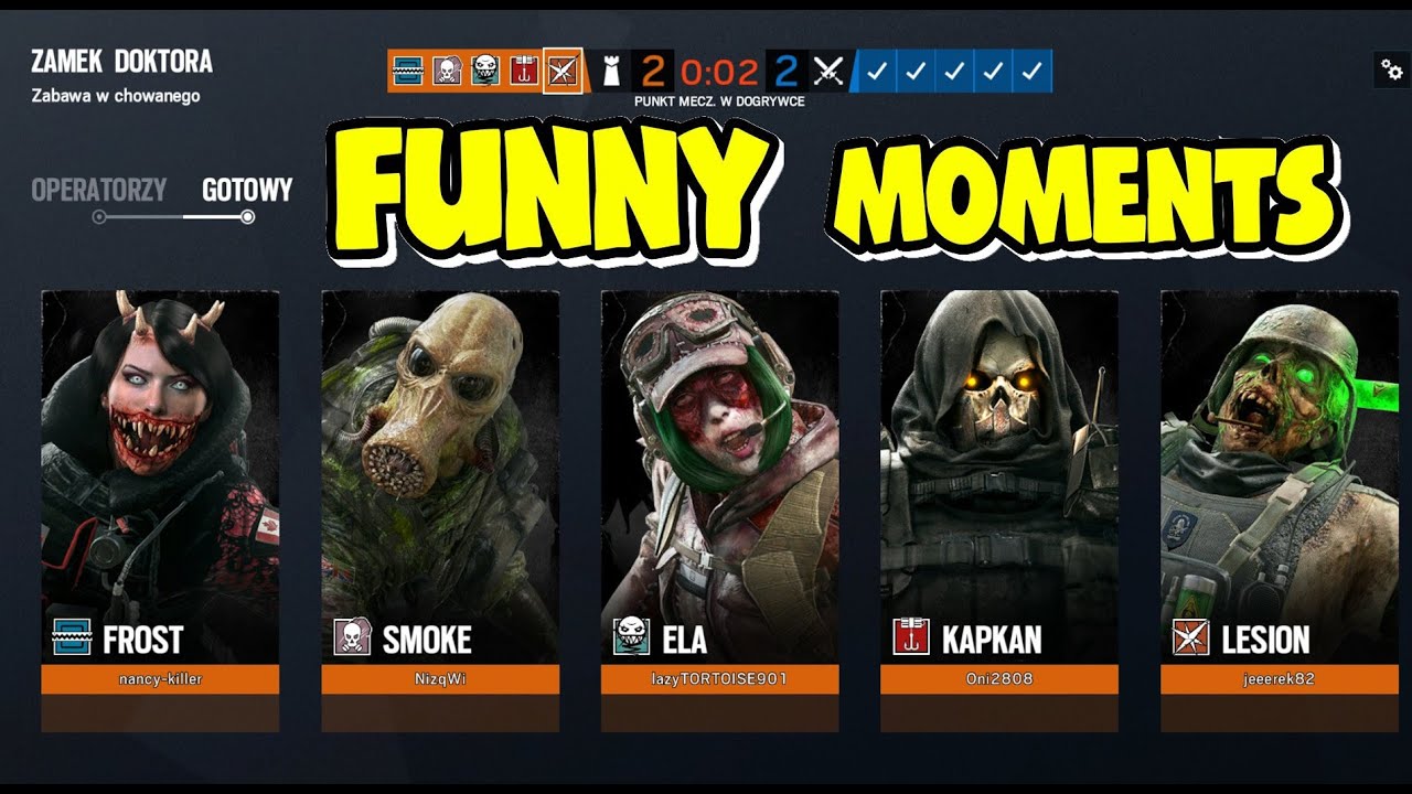 FUNNY MOMENTS - Lucky WIN Tom Clancy's Rainbow Six Siege - YouTube