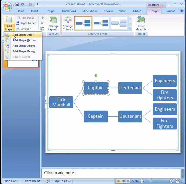 Word Organizational Chart Template 2007