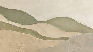 Abstract Frame TV Art | Textured Plaster Sand Waves | Sage Green Wabi Sabi Decor 4K screenshot 5