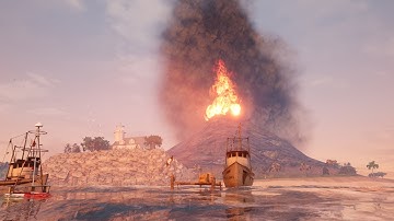Volcanic Island Level Design Showcase
