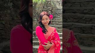 Gulabe Sadi😍🌺Finally did this Trend|| Laxmi Shrestha