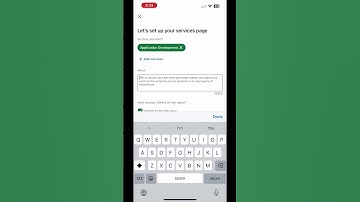 Setting up a services page on #LinkedIn