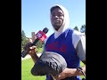 Shake Milton Interviews His Teammates After Shootaround in LA