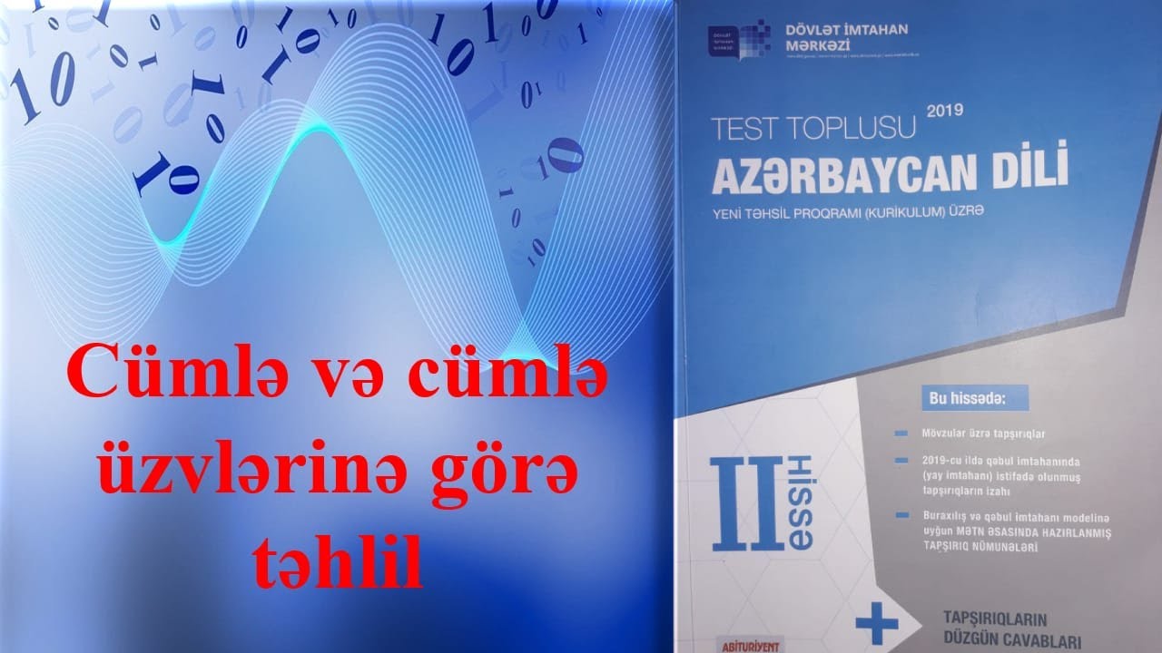 DİM-in test toplusundan cümlə üzvləri (101-150)