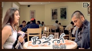 Ghajini Tamil Movie Scenes Nayanthara Meet Suriya At Coffee Shop