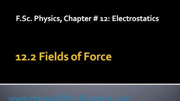 12.2 Field of Force (F.Sc. Physics, Chapter # 12: Electrostatics)