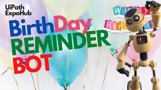 UiPath Birthday Reminder Bot screenshot 5