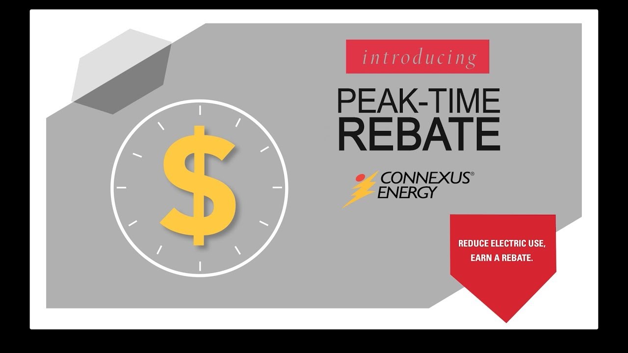 Connexus Peak Time Rebate YouTube